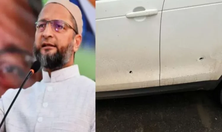 UP elections: Firing on Asaduddin Owaisi's car near Jhajjarsi toll plaza, police investigation begins