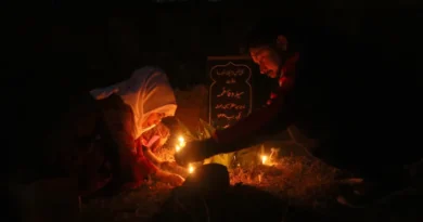 What is Shab-e-Barat and why do Muslims of Kashmir light candles at the graves of their relatives?