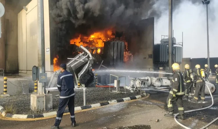 Watch video: Attack on Aramco establishment in Jeddah, fire