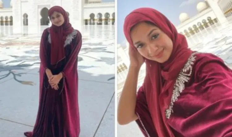 TV actress Jannat Zubair spent Jumma at Sheikh Zayed Grand Mosque