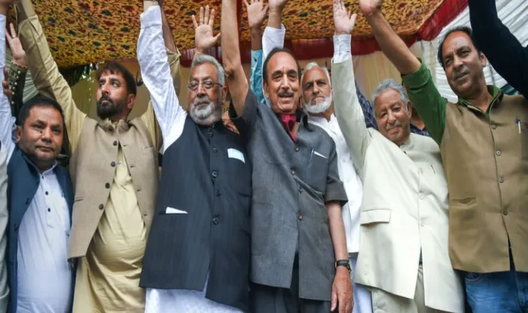 BJP's words like Ghulam Nabi Azad said Kashmir's special status will not return