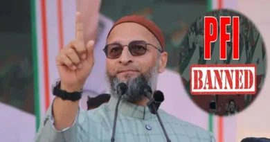 Owaisi was furious with the ban on PFI, said- Black law will now arrest Muslim youth