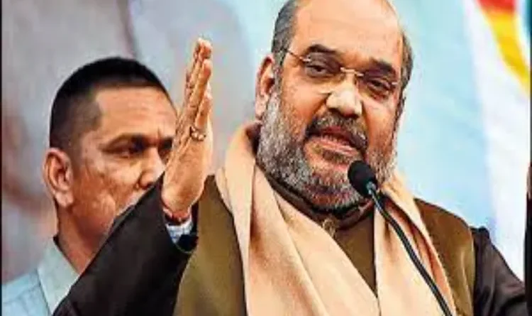 Attempt to change image in Kashmir: Amit Shah stops speech during Azaan in Baramulla