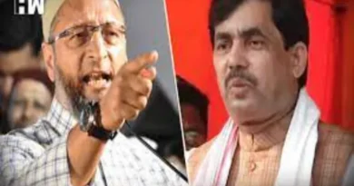 Watch video: BJP stunned by Owaisi's statement on RSS chief, Shahnawaz Hussain called 'statement man'