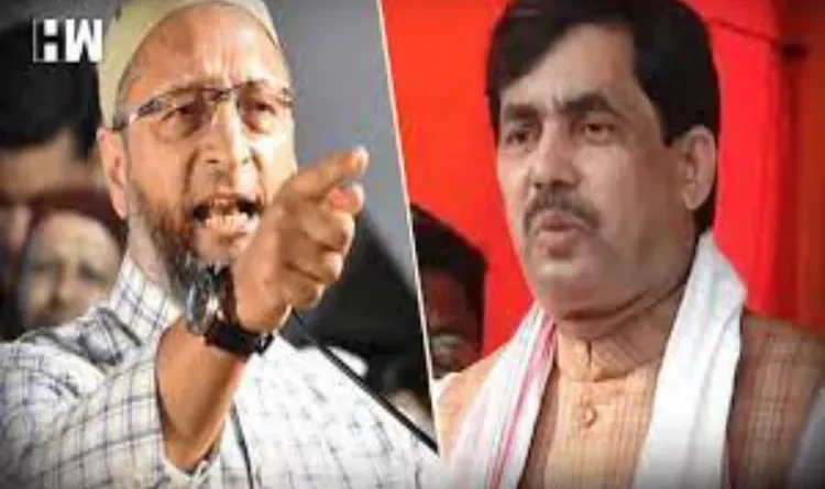 Watch video: BJP stunned by Owaisi's statement on RSS chief, Shahnawaz Hussain called 'statement man'