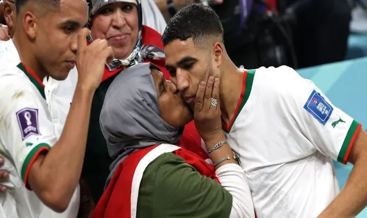 FIFA World Cup: When Moroccan defender Achraf Hakimi hugged and kissed his mother after defeating Belgium, the atmosphere became emotional