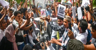 Students protest against the reopening of Jamia Millia Islamia's hostel closed for two years, VC Najma Akhtar announced this