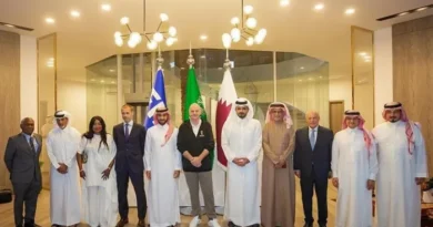 Saudi sports minister hosts world leaders at Saudi House in Qatar