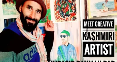 Meet Mudasir Rahman Dar, the artist from Kashmir who makes leaf portraits
