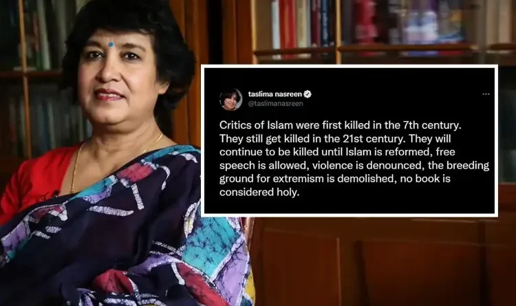 Anti-Islam and anti-Muslim writer Taslima Nasreen said, I am disabled for life