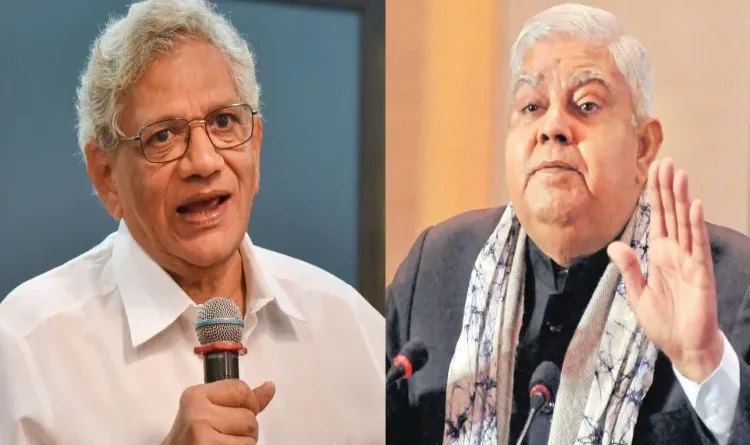Vice President Dhankhar's remarks against the Constitution are a dangerous sign: Sitaram Yechury