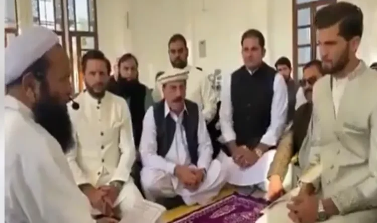 Pakistan: Emerging fast bowler Shaheen Afridi became the son-in-law of former cricketer Shahid Afridi, married simply in the mosque