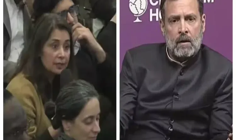 Watch video: Malini Nehra, daughter of RSS worker, is being praised for asking this question to Rahul