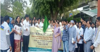 'G20 Walkathon' at Jamia Millia Islamia