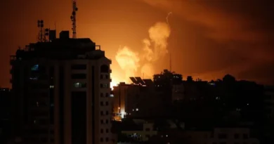 Rocket attack by Israeli aircraft on Lebanon and Gaza