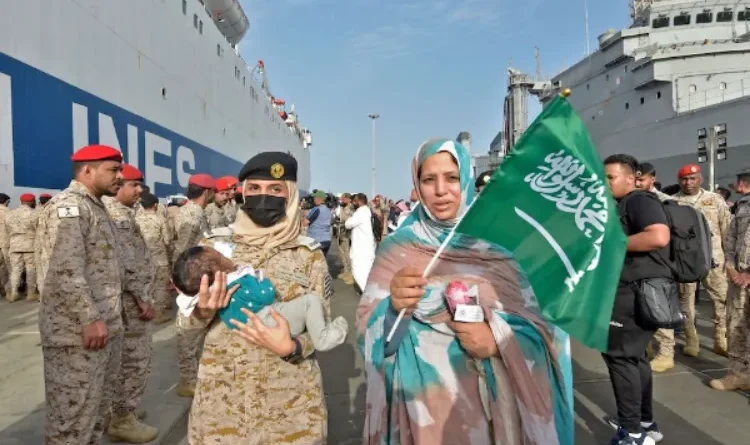 The largest batch ever arrived from Sudan at King Faisal Naval Base in Jeddah