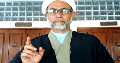 Maulana Hasan Ali Rajni of the Indian National League expressed grief over the death of Zafaryab Jilani.