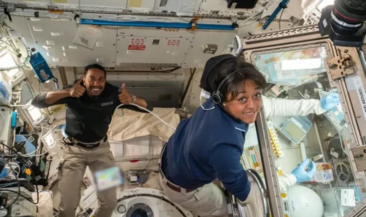 Saudi astronauts will return to Earth today after spending 8 days at the Space Center