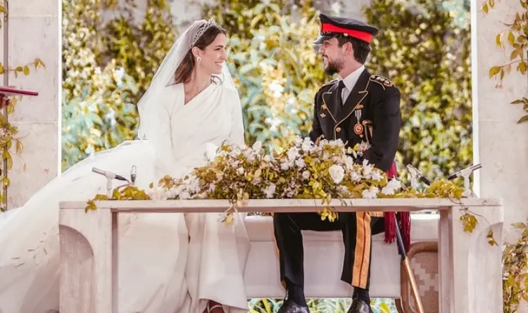 Jordan's royal wedding: Crown Prince Hussein bin Abdullah II marries Saudi national Razwa Al-Saif in lavish ceremony