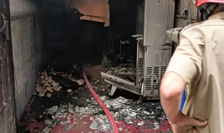 Madrasa fire in East Delhi, 100 girls saved, two firefighters from cylinder blast