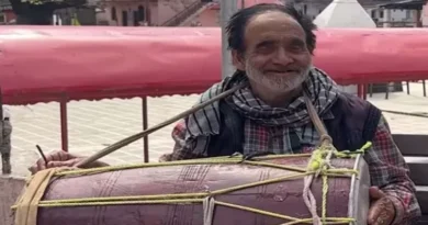 Meet Abdul Ghani, who has been drumming for the past 30 years at Buddha Amarnath Temple in Poonch