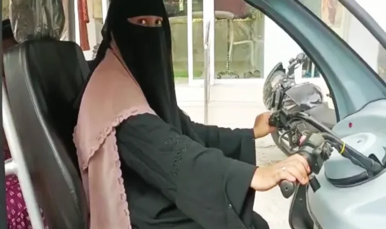 Hyderabad's auto driver Asiya Begum became an example for those who raised controversy on burqa