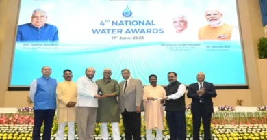 Prestigious National Water Award to MANUU