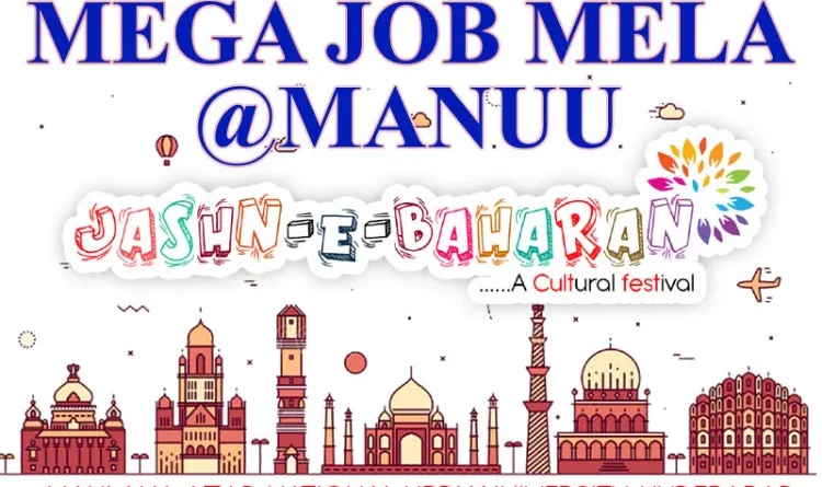 Mega Job Fair on June 12 at Maulana Azad National Urdu University