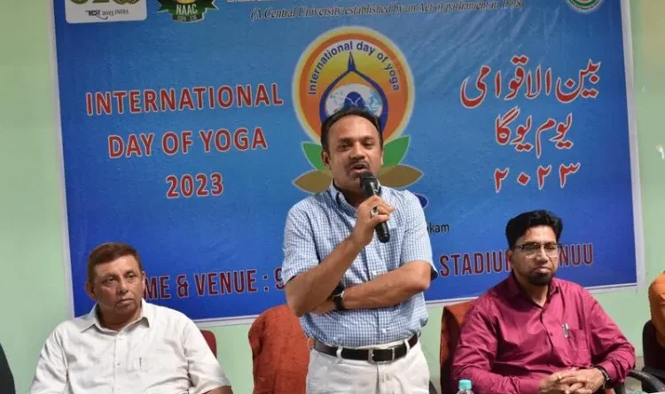 MANUU celebrated International Yoga Day