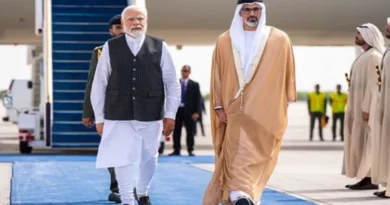 Narendra Modi arrives in Abu Dhabi on official visit to United Arab Emirates