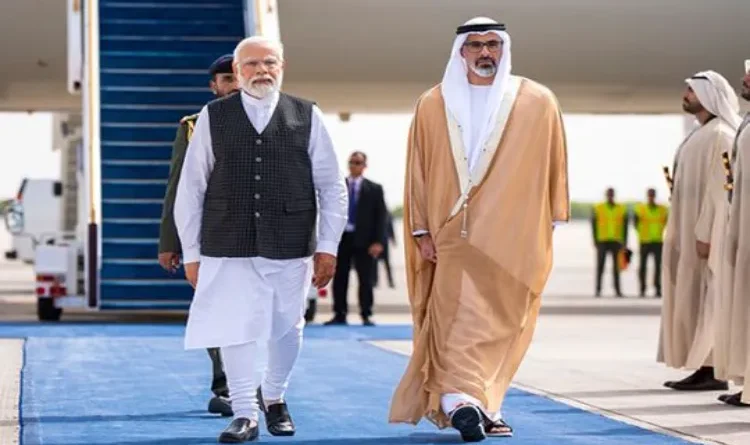 Narendra Modi arrives in Abu Dhabi on official visit to United Arab Emirates