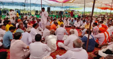 Shock to Mahapanchayat called for Brajmandal Jalabhishek Yatra in Palwal, Chief Palle boycotted