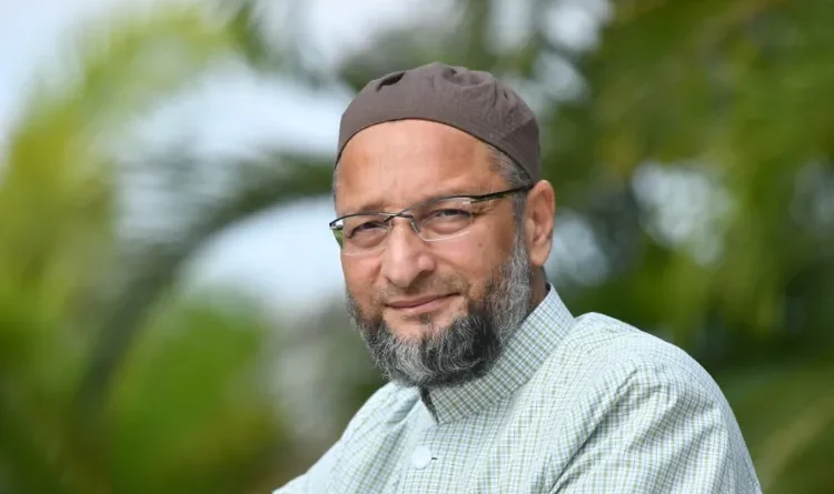 What was the response of the barrister on calling Asaduddin Owaisi's great grandfather a Hindu Brahmin?