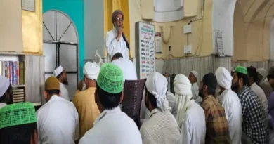 After the Nuh riots, Friday prayers for the first time in the Bazar Wali Masjid Hodal