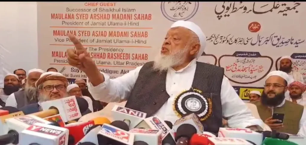 Arshad Madani say that we do not accept mosques temples built by demolishing them