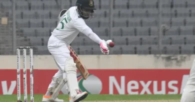 Mushfiqur Rahim became the first Bangladeshi batsman to be dismissed under which rule?