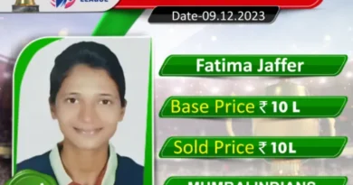 WPL 2024 auctions: Mumbai Indians buy Fatima jaffer for 10 lakhs