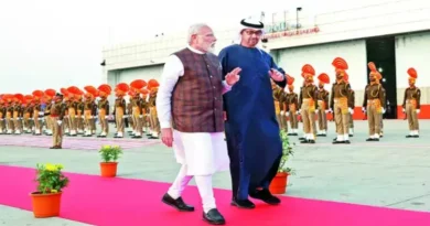 What should I call the UAE President's road show in Ahmedabad?