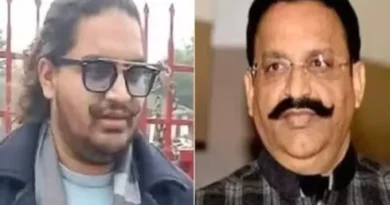 What did Mukhtar Ansari talk to his son Umar in his last moments?