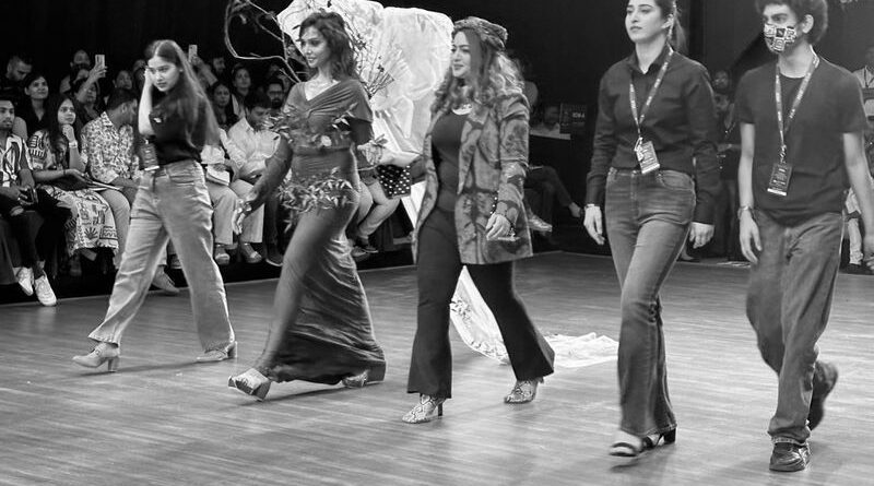 Kashmiri designers created a stir in Times Fashion Week, won hearts with clothes made from waste materials