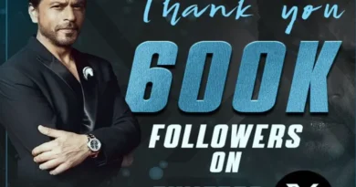 Shahrukh Khan Universe Fan Club said, thanks for 600 thousand followers on Twitter!