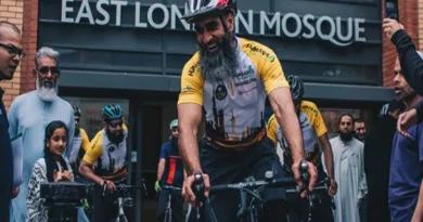 Muslim Cyclists cycling from London to Makkah for Hajj