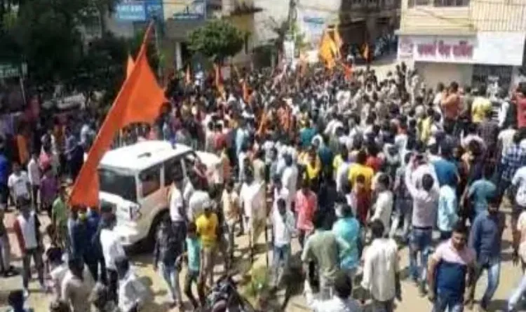 Uproar over the killing of Muslims in Chhattisgarh, Hindu organizations take to the streets demanding the release of the accused