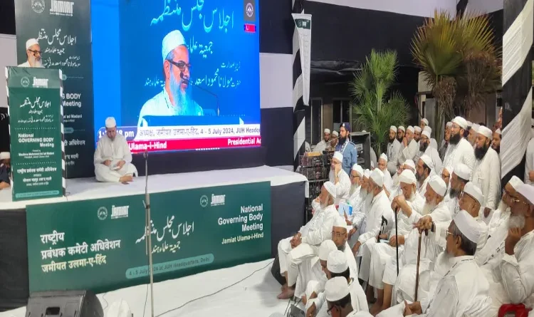 Maulana Madani declares war against hatred in Jamiat Ulama-e-Hind meeting
