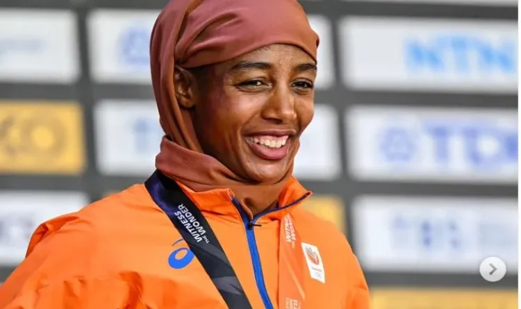 Sifan Hassan, the Muslim woman who won the women's marathon race at the Paris Olympics, is a nurse