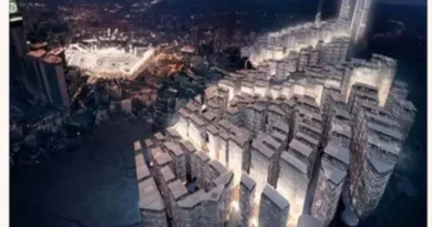 How close to the Kaaba and Masjid al-Haram is Mecca's first cinema being built?