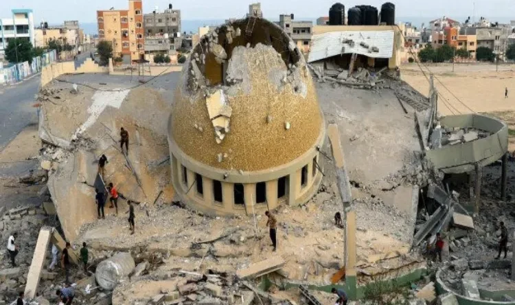 One year of Gaza war Israel demolished 814 mosques and 3 churches