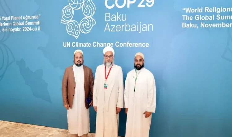 Syedna Mufaddal Saifuddin's representative appealed for environmental protection at COP29