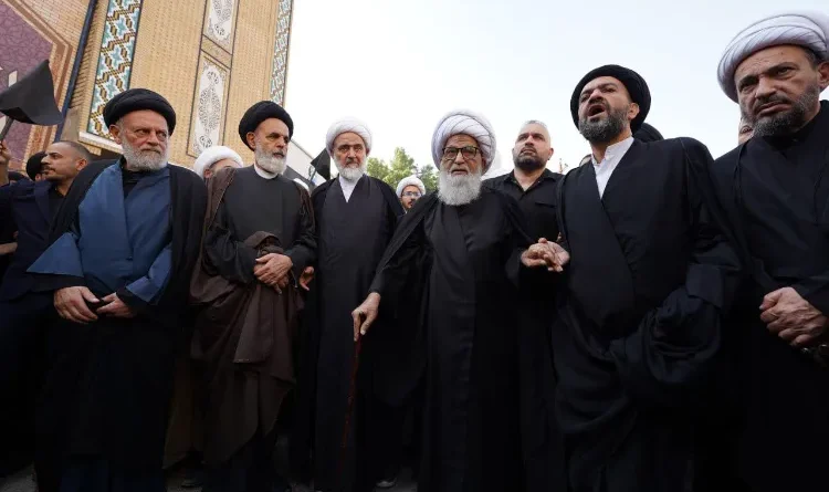 Procession of Azaa-e-Fatemiya in Najaf-e-Ashraf under the leadership of Hazrat Ayatullah al-Uzma Bashir Hussain Najafi