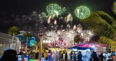 45 fireworks shows at 36 locations on New Year 2025 Eve in Dubai